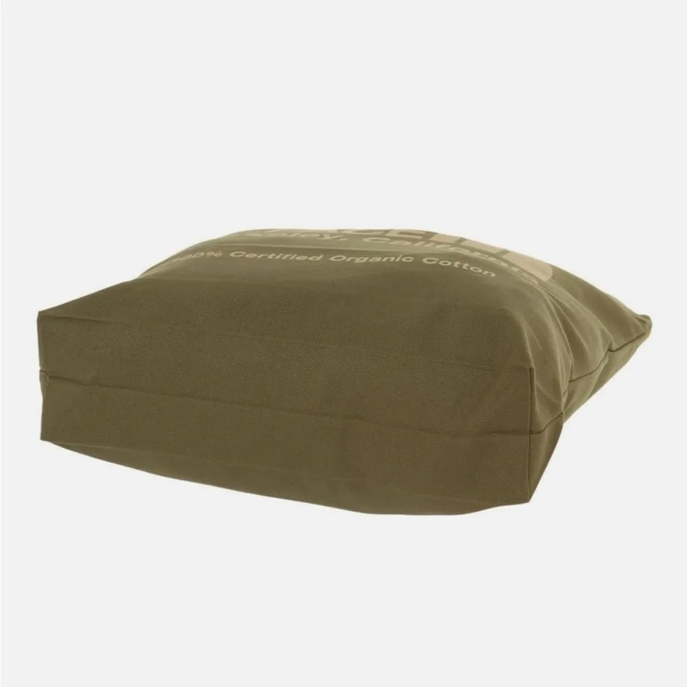 North Face Organic Cotton Tote Bag Military Olive - Picture 7 of 13